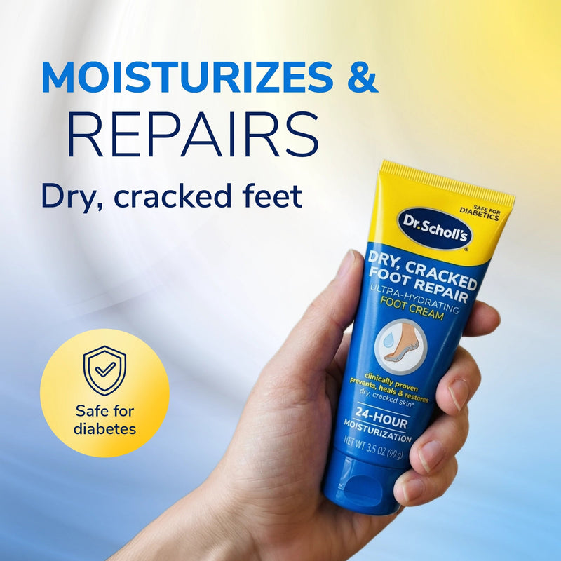 Dr. Scholl's Dry, Cracked Foot Repair cream detail
