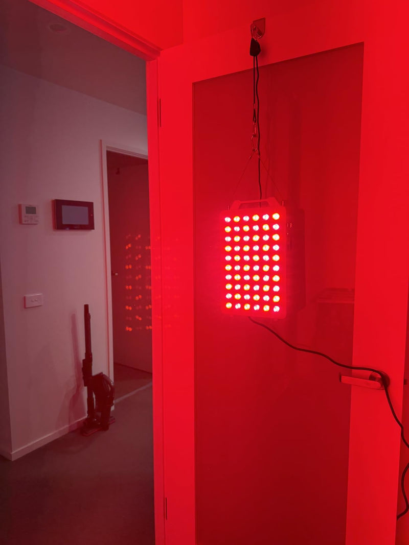 ReWired Red Light Panel powered on