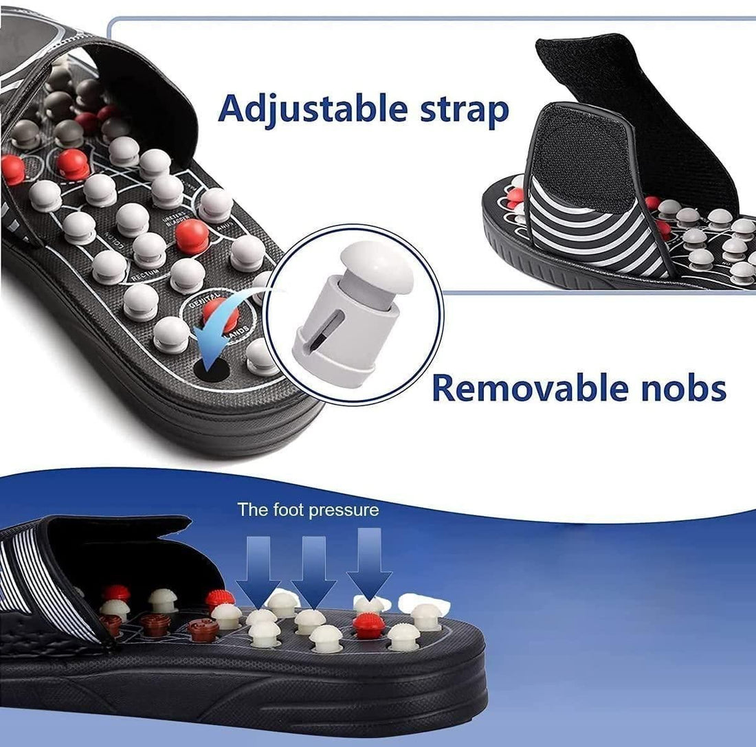 Acupressure slipper side view