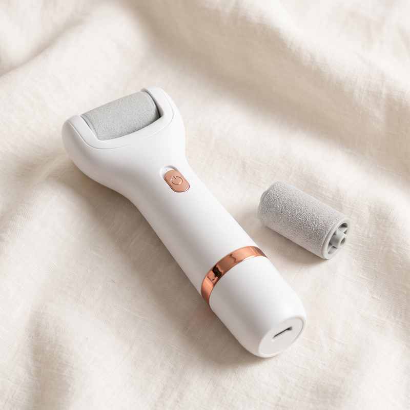 Foot Smoother Pro with fine and coarse replacement rollers