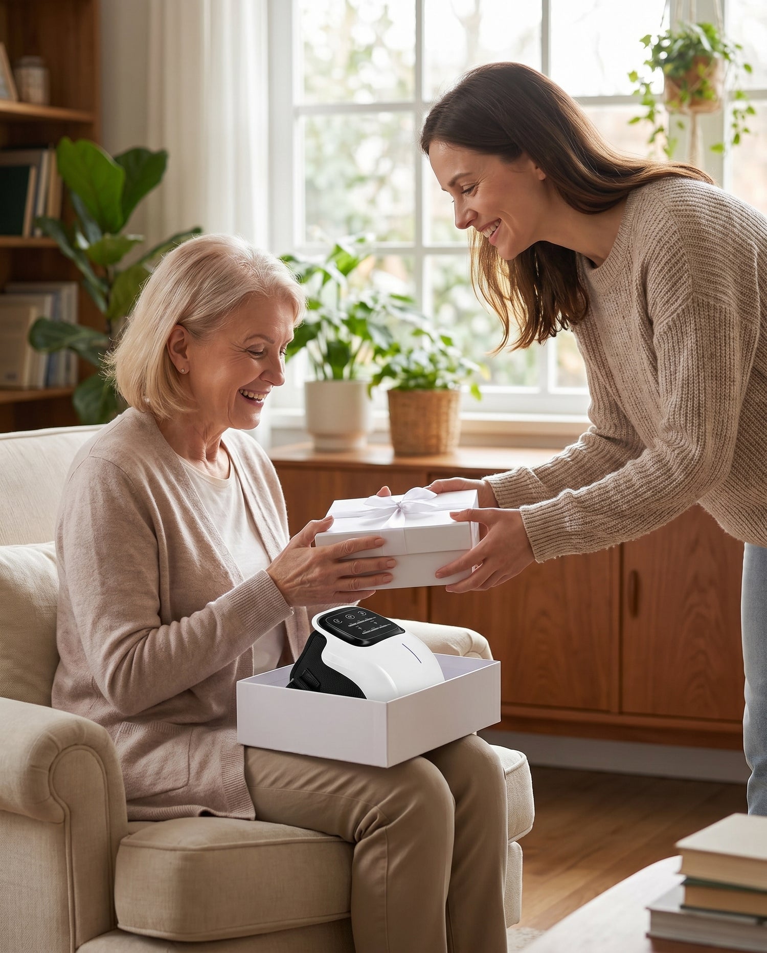 Gifting the boxed ThermaLux to an older parent